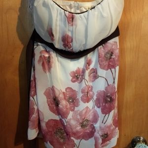 Strapless top